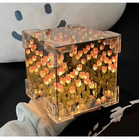 Flower Sea Cube  Small Night Lamp